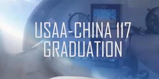来自USAA航校对中国学员的祝福